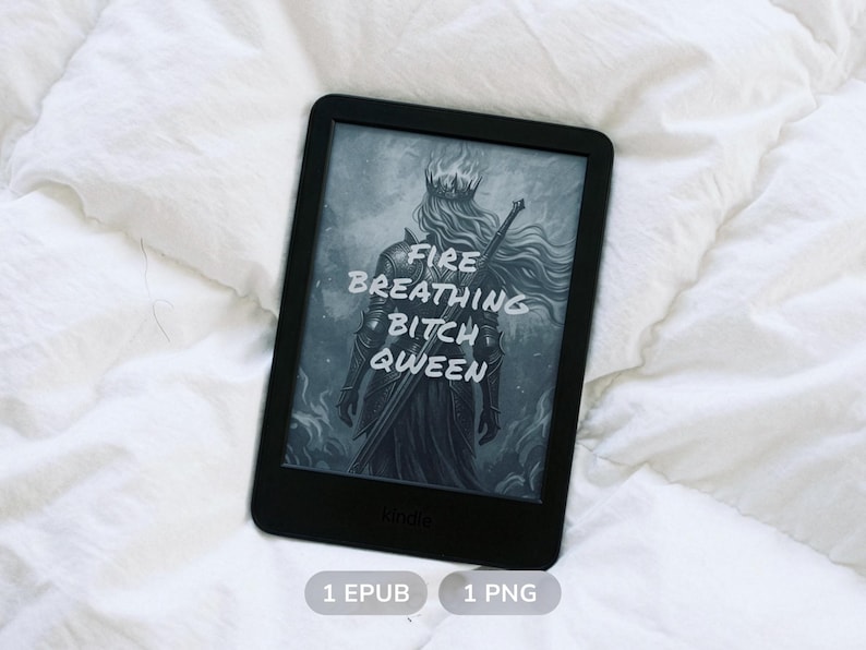 Fantasy reader Kindle lock screen design
